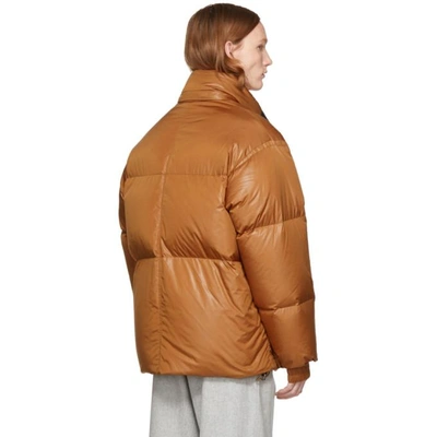 ACNE STUDIOS Orange Down Minus Gloss Jacket 