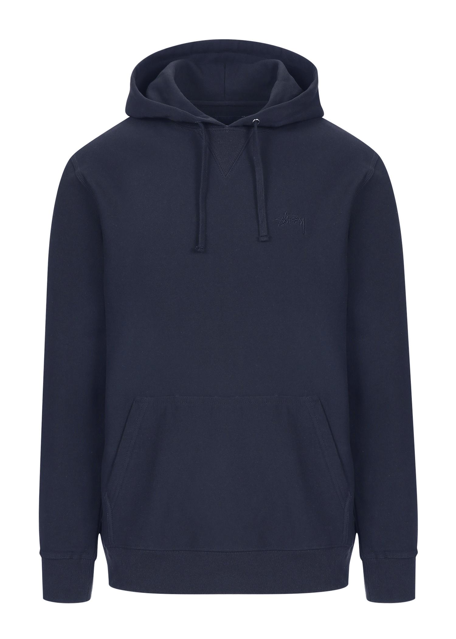 navy stussy hoodie