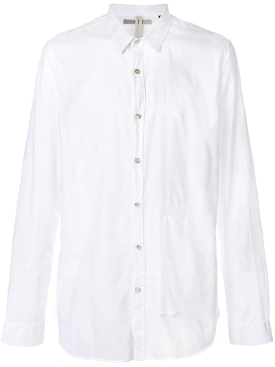 Shop Dnl Poplin Shirt - White
