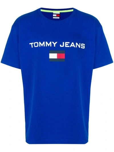 Shop Tommy Jeans Logo T-shirt - Blue