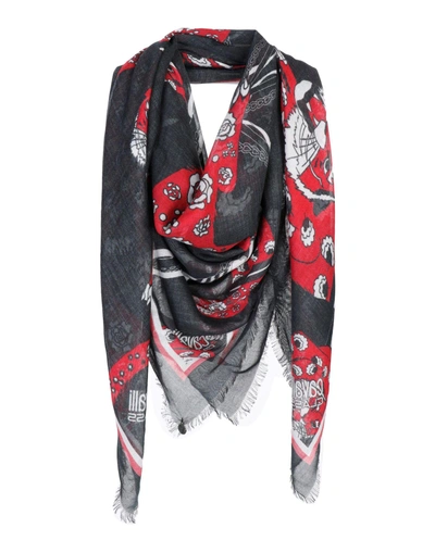 Shop Class Roberto Cavalli Scarves In Black