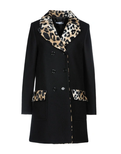 Shop Jeremy Scott Coat In Black