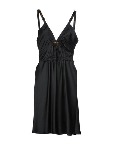 Shop Alberta Ferretti Short Dress In Black