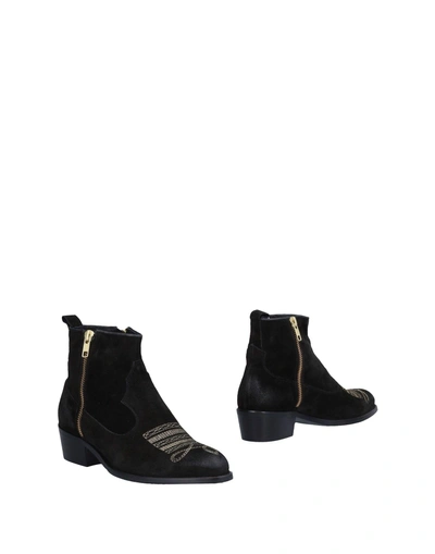 Shop Alexander Hotto Ankle Boots In Black