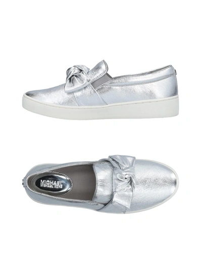 Shop Michael Michael Kors Sneakers In Silver