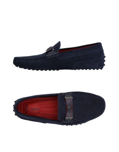 Shop Tod's For Ferrari In Dark Blue