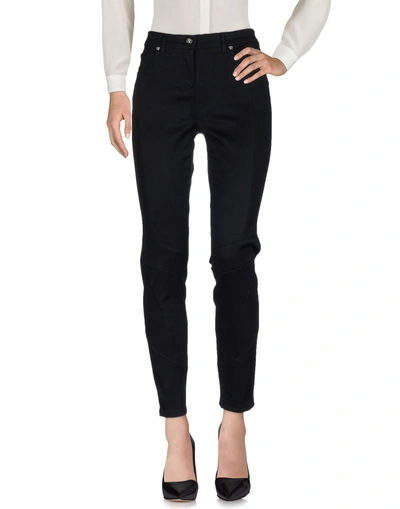 Shop Versace Casual Pants In Black