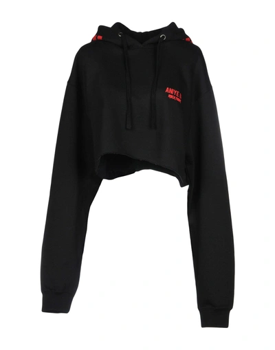Shop Aniye By Hooded Sweatshirt In Black