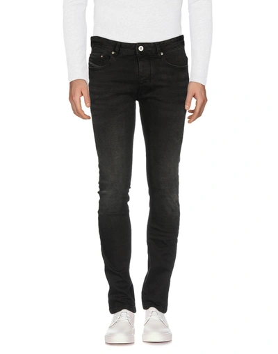 Shop Diesel Black Gold Jeans In Black