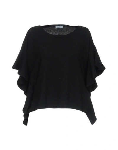 Shop Liu •jo Sweaters In Black