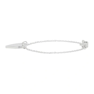 Shop Gucci Silver Heart Bracelet In 3001 Silver