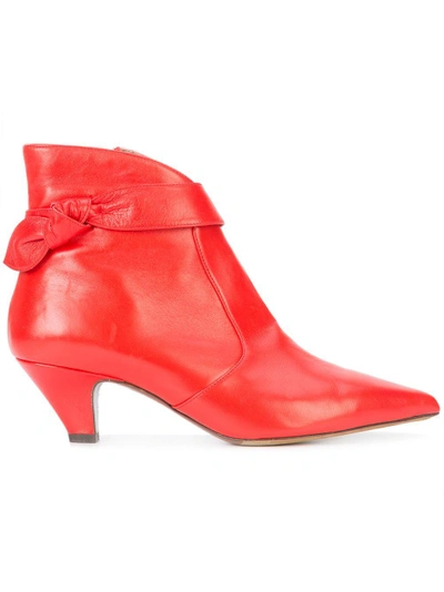 Shop Tabitha Simmons Ankle Boots - Red