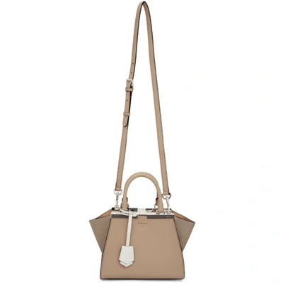 Shop Fendi Beige 3jours Tote In F136q Nuvol