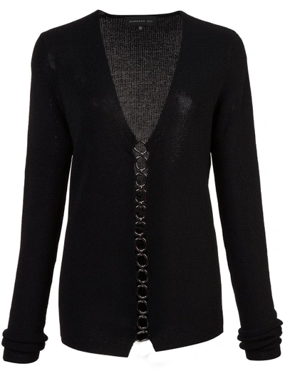 Shop Barbara Bui Chain Front Sweater - Black
