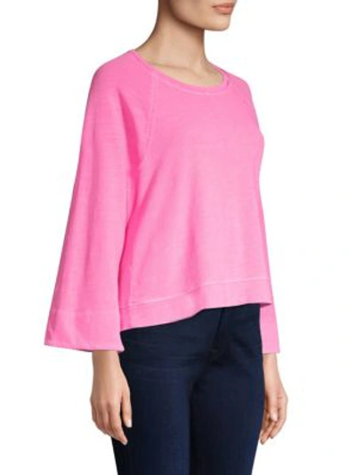 Shop Splendid Surfside Pullover Sweater In Neon Pink
