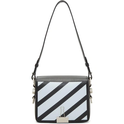 Shop Off-white Black Diagonal Binder Clip Bag