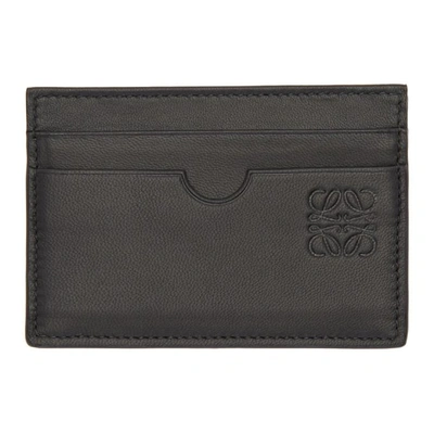 Shop Loewe Black Leather Card Holder