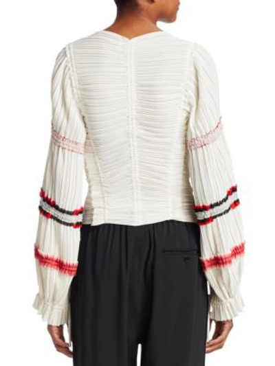 Shop 3.1 Phillip Lim / フィリップ リム Pleated Blouse In Off White