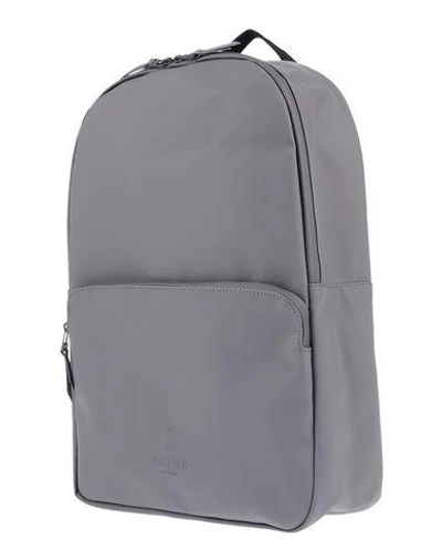 Shop Rains Backpack & Fanny Pack In Dove Grey