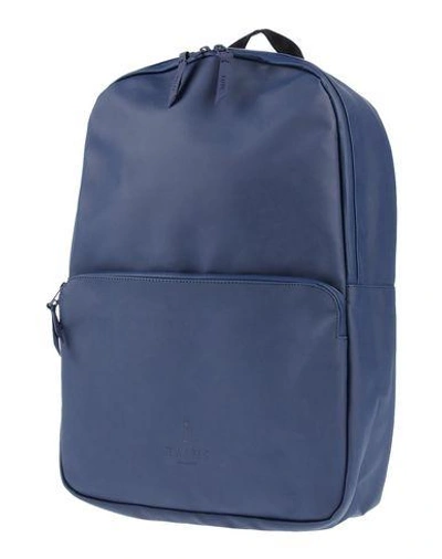 Shop Rains Backpack & Fanny Pack In Dark Blue