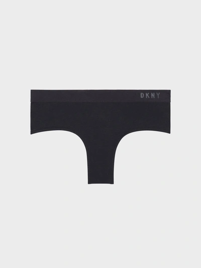 Shop Donna Karan Classic Cotton Boy Brief In Black/cream