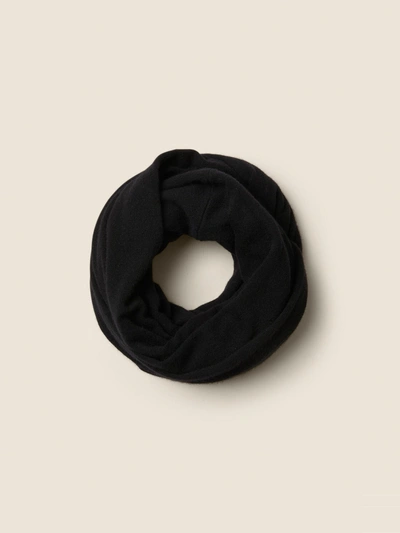 Shop Donna Karan Cashmere Infinity Scarf In Black