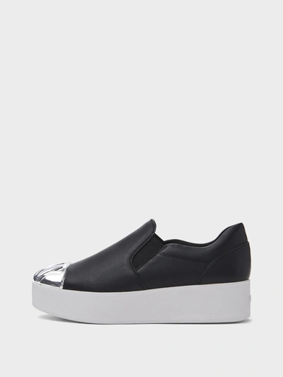 Shop Donna Karan Rosa Slip On Platform Sneaker In Black