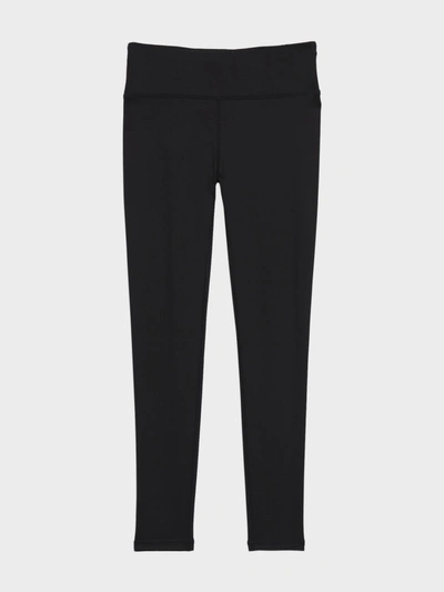 Shop Donna Karan High-waisted Full-length Legging With Keep It Brief In Black