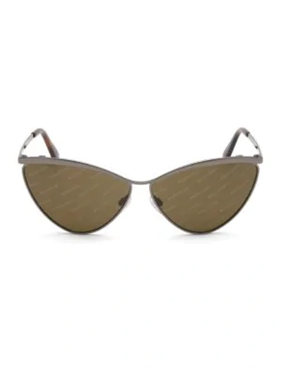 Shop Balenciaga 62mm Cat Eye Sunglasses In Black