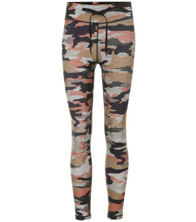 Shop The Upside Camouflage-printed Leggings In Green