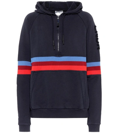 Shop Lndr Antics Cotton Hoodie In Blue