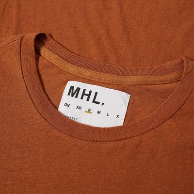 Shop Mhl By Margaret Howell Mhl. By Margaret Howell Basic Tee In Brown