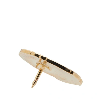 Shop A Bathing Ape Mr. Bathing Ape Ape Head Pin In Gold