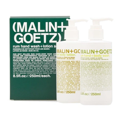 Shop Malin + Goetz Rum Hand Wash & Lotion In N/a
