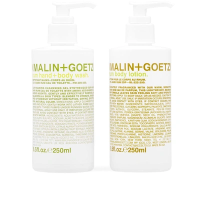 Shop Malin + Goetz Rum Hand Wash & Lotion In N/a