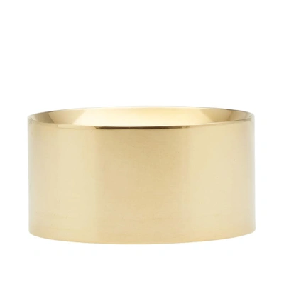 Shop Minimalux Brass Paperweight Dish In Gold