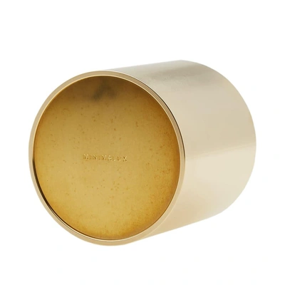 Shop Minimalux Machined Brass Pot 60 In Gold