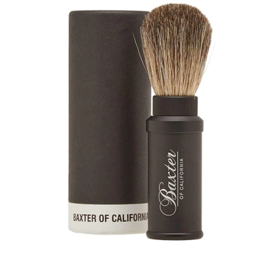 Shop Baxter Of California Travel Shaving Brush In Black