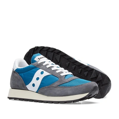 Shop Saucony Jazz Original Vintage In Blue