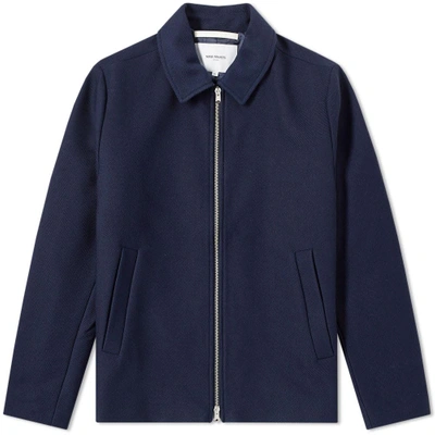 Shop Norse Projects Uppsala Jacket In Blue