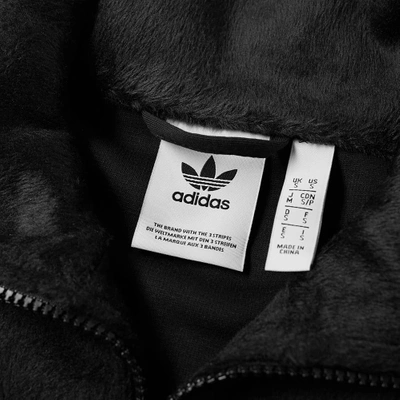 Shop Adidas Originals Adidas Velour Bb Track Top In Black