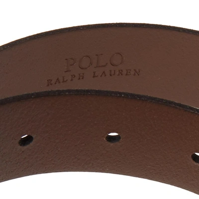 Shop Polo Ralph Lauren Belt In Brown