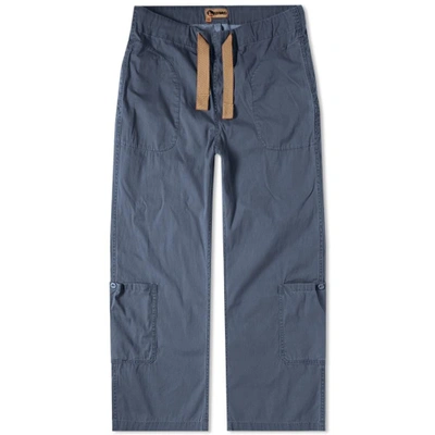 Shop Nigel Cabourn X Lybro Ground Pant In Blue