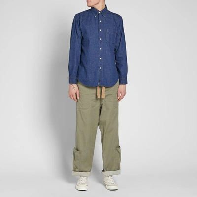 Shop Nigel Cabourn X Lybro Ground Pant In Green
