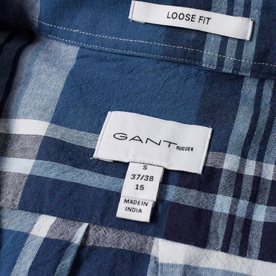 Shop Gant Rugger Selvedge Shirt In Blue