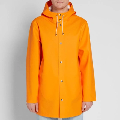 Shop Stutterheim Stockholm Raincoat In Orange