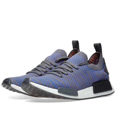 Shop Adidas Originals Adidas Nmd_r1 Primeknit Stlt In Blue