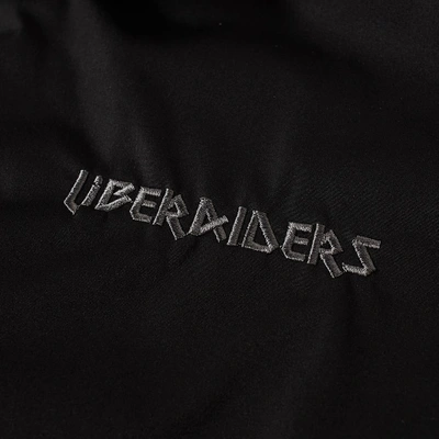 Shop Liberaiders Metal Logo Coach Jacket In Black