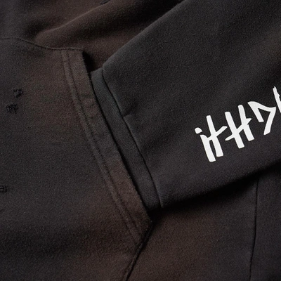 Shop Liberaiders Damaged Pullover Hoody In Black