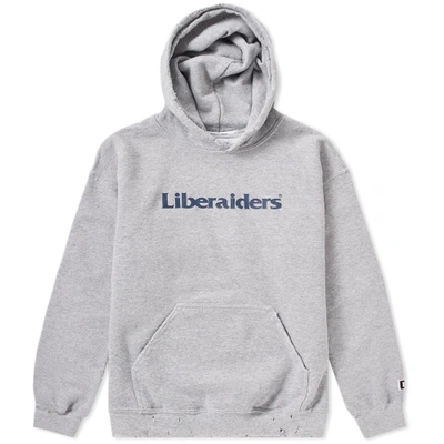 Shop Liberaiders Og Logo Popover Hoody In Grey